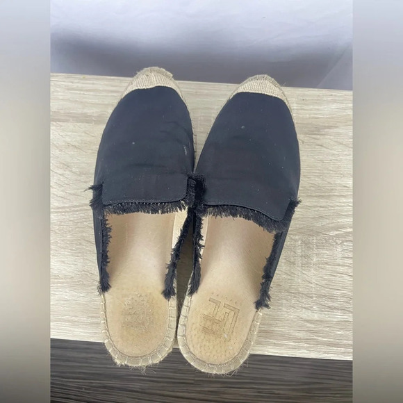 LFL by Lust for Life Womens Irie Fabric Cap Toe Espadrille, Black, Size 7.5 - Picture 1 of 6